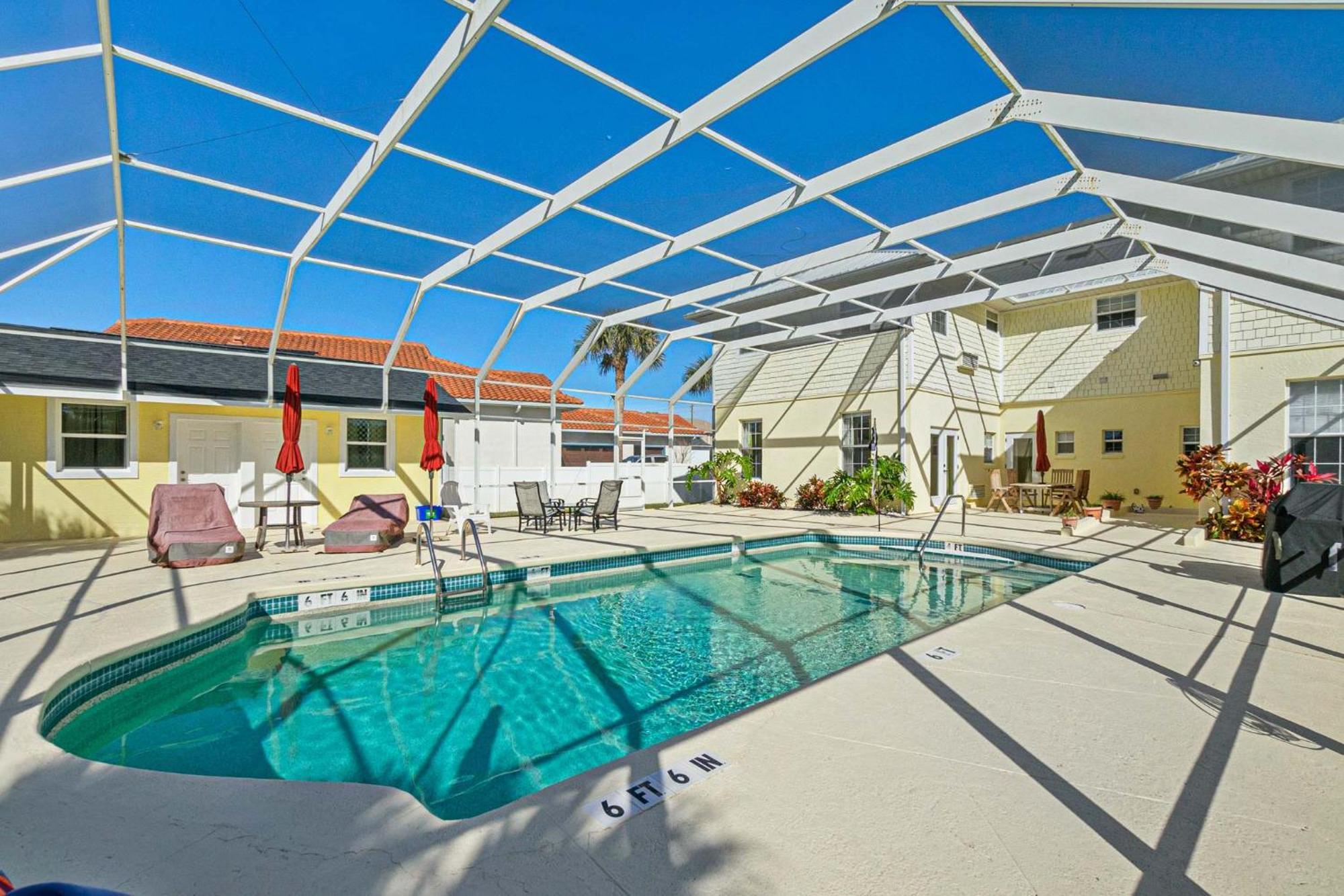 Flagler Beach Bed And Breakfast Pool Bbq Suite Extérieur photo
