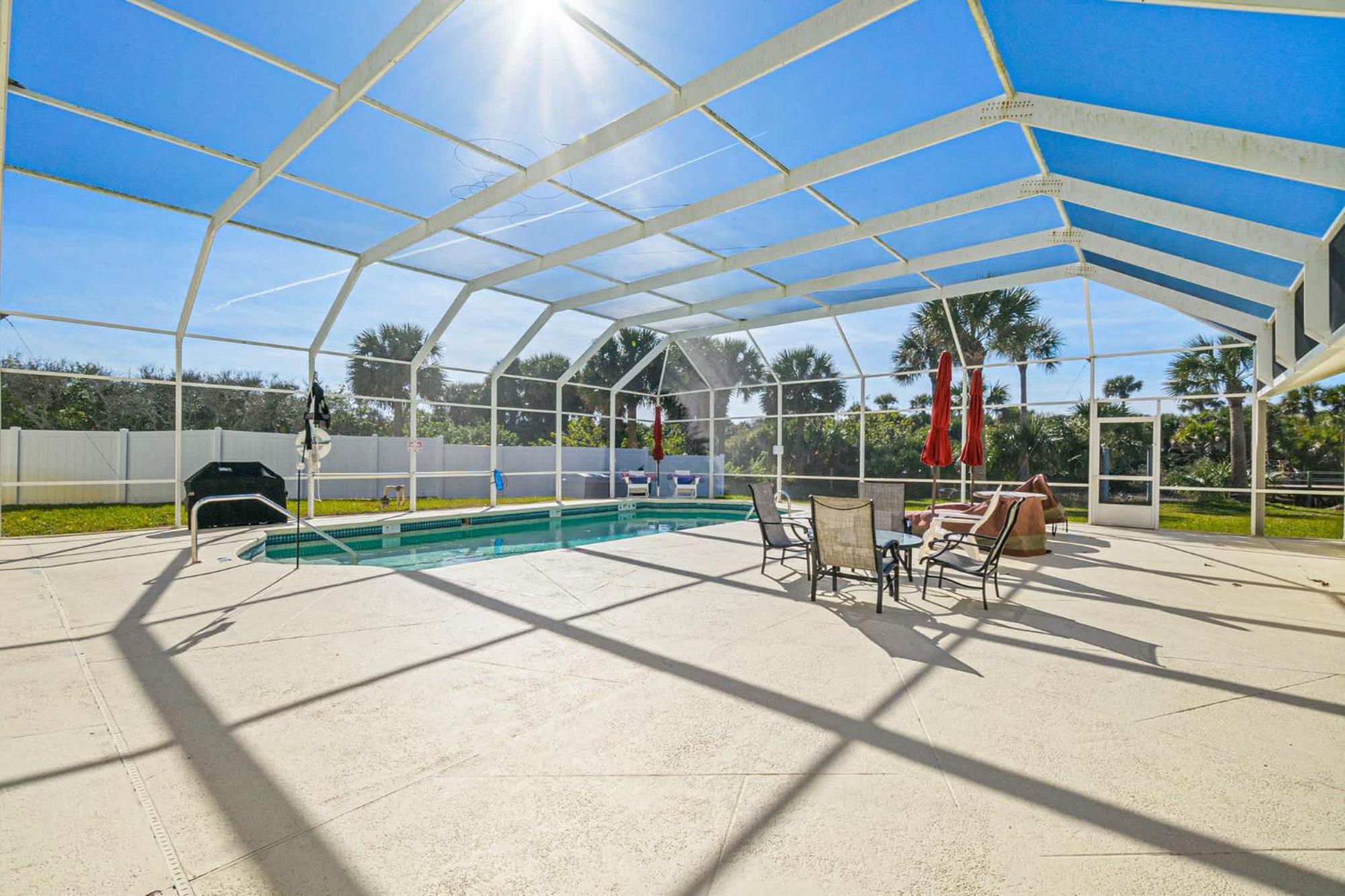 Flagler Beach Bed And Breakfast Pool Bbq Suite Extérieur photo