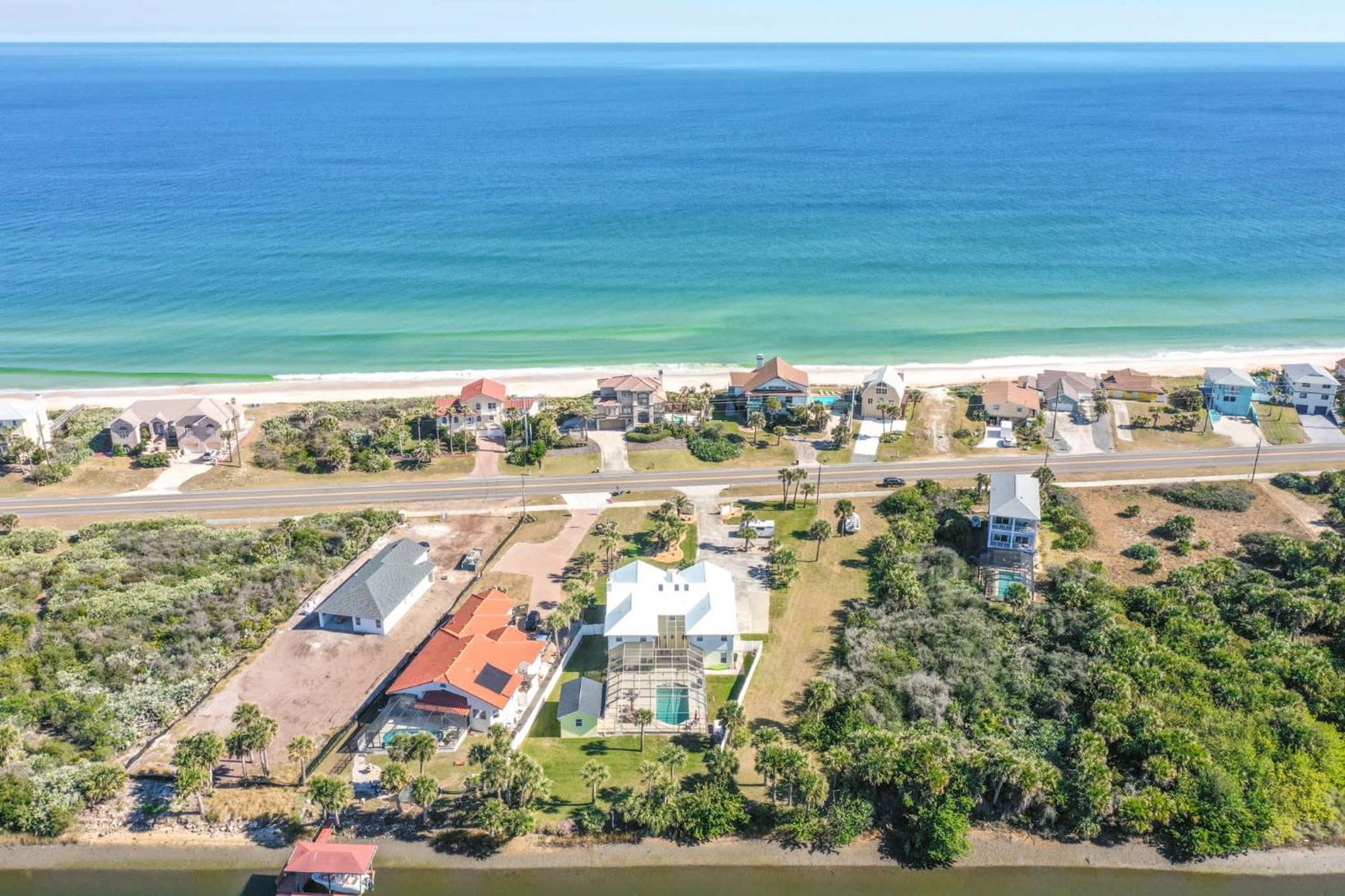 Flagler Beach Bed And Breakfast Pool Bbq Suite Extérieur photo