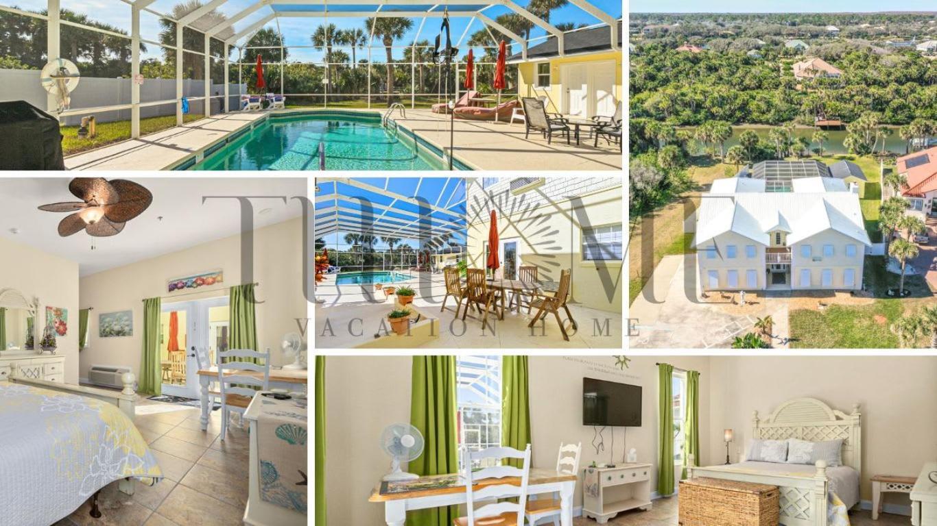 Flagler Beach Bed And Breakfast Pool Bbq Suite Extérieur photo