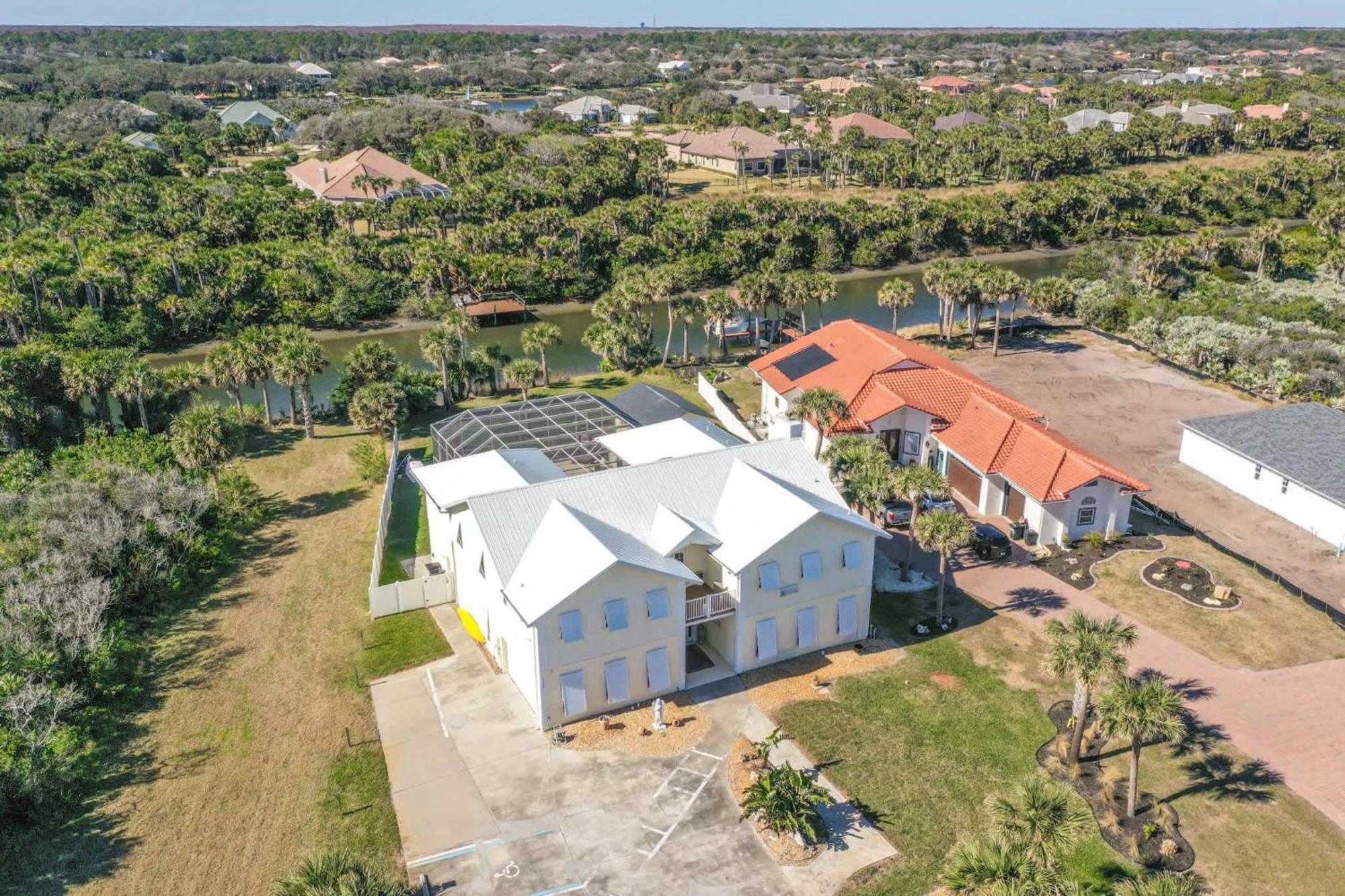 Flagler Beach Bed And Breakfast Pool Bbq Suite Extérieur photo