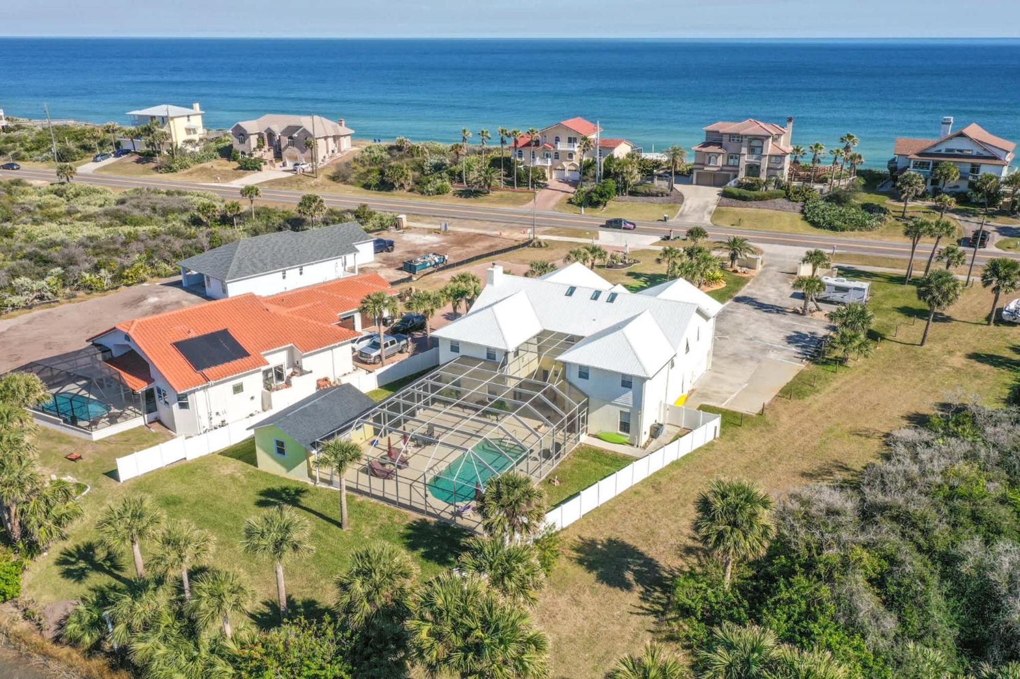 Flagler Beach Bed And Breakfast Pool Bbq Suite Extérieur photo